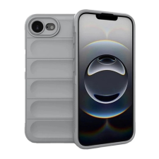 OEM Szilikon telefonvédő (ütésállóság. kameravédő. 3D) VILÁGOSSZÜRKE tok és táska