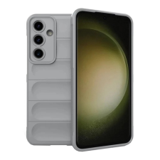 OEM Szilikon telefonvédő (ütésállóság. kameravédő. 3D) VILÁGOSSZÜRKE tok és táska