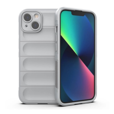 OEM Szilikon telefonvédő (ütésállóság. kameravédő. 3D) VILÁGOSSZÜRKE tok és táska