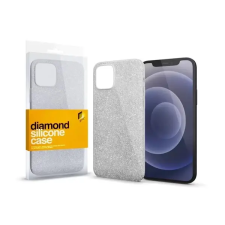 OEM Szilikon tok Diamond Apple iPhone 15 Pro Max Ezüst tok és táska