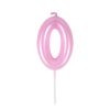 OEM Szülinapi '3' pink gyertya / 11 cm