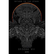 OEM Tablou vászon Star Wars VII. rész, 80x50cm grafika, keretezett kép