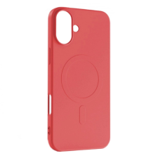 OEM Telefontok iPhone 16 - MagSafe kompatibilis piros szilikon hátlap tok tok és táska