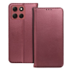 OEM Telefontok Motorola Moto G86 5G - Smart Magnetic - burgundy szilikon keretes mágneses könyvtok ﻿