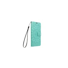 OEM Telefontok Xiaomi Redmi 15C - MEZZO mandala mintás zöld mágneses szilikon keretes könyvtok tok és táska