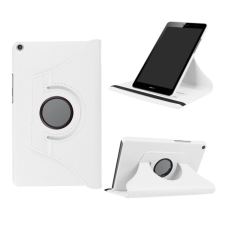 OEM Tok álló. bőr hatású (FLIP. asztali tartó. 360°) FEHÉR tok és táska