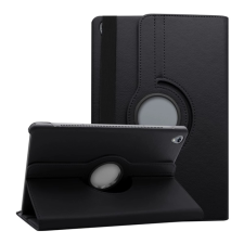 OEM Tok álló. bőr hatású (FLIP. asztali tartó. 360°) FEKETE tok és táska