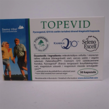 OEM TOPEVID Topevid pycnogenol q10 és szelén tartalmú tabletta 30 db vitamin és táplálékkiegészítő