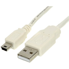 OEM USB A-mini 5-pólusú, 1,8 m kábel és adapter