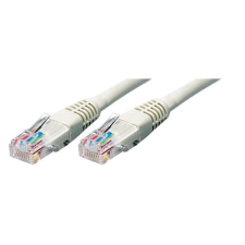 OEM UTP CAT5e patch kábel, szürke, 3m kábel és adapter