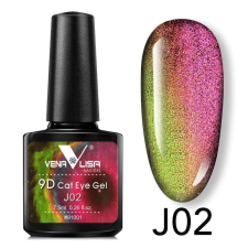 OEM Venalisa 9D Macskaszem Gél lakk J02 - 7,5ml lakk zselé