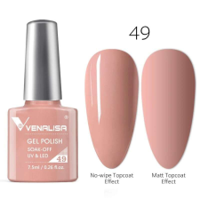 OEM Venalisa Gél lakk 49 - Nude - 7,5 ml lakk zselé