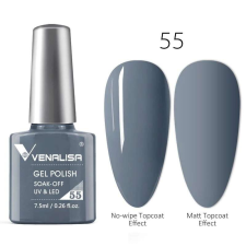 OEM Venalisa Gél lakk 55 - Szürke - 7,5 ml lakk zselé