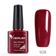 OEM Venalisa Gél lakk 928 - Sötétpiros - 7,5 ml lakk zselé