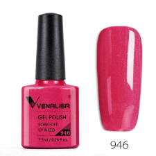 OEM Venalisa Gél lakk 946 - Élénkpiros - 7,5 ml lakk zselé