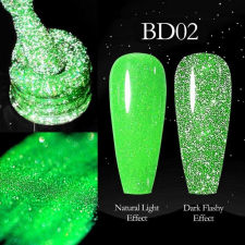 OEM Venalisa Neon Tükröző Gél Lakk BD02 - 7,5ml lakk zselé