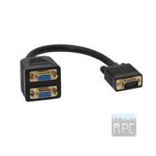OEM VGA -> 2 VGA F/M adapter kábel és adapter