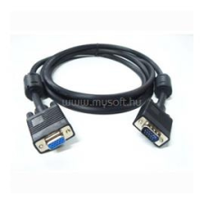 OEM VGA M/F video jelkábel hosszabbító 1.8m fekete (XVQKABMF2) kábel és adapter
