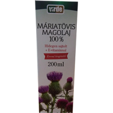 OEM Virde máriatövis magolaj e-vitaminnal 100% 200 ml vitamin és táplálékkiegészítő