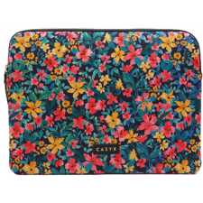 OEM Waterproof Sleeve for MacBook 13-14" Canvas Flowers Dark számítógéptáska