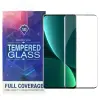 OEM Xiaomi 12 Pro 5G / 12S Pro 5G üvegfólia, tempered glass, előlapi, 5D, edzett, hajlított, fekete kerettel