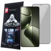 OEM Xiaomi 14T 5G / 14T Pro 5G üvegfólia, tempered glass, előlapi, edzett, hajlított, fekete kerettel, betekintés védelemmel, Privacy