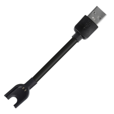 OEM Xiaomi Mi Band 3 okoskarkötő / okosóra töltő kábel, fekete, HD21 okosóra kellék