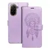 OEM Xiaomi Redmi A5 4G könyvtok, fliptok, telefon tok, mágneszáras, bankkártyatartós, álomfogó mintás, lila, Forcell Mezzo