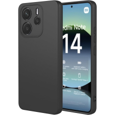 OEM Xiaomi Redmi Note 14 4G szilikon tok, hátlaptok, telefon tok, matt, fekete tok és táska