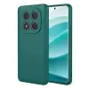 OEM Xiaomi Redmi Note 14 Pro 5G erősített kameravédős szilikon tok zöld