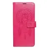 OEM Xiaomi Redmi Note 14 Pro 5G / Note 14 Pro Plus 5G (Note 14 Pro+ 5G) könyvtok, fliptok, telefon tok, mágneszáras, bankkártyatartós, álomfogó mintás, magenta, Forcell Mezzo