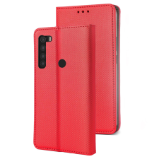 OEM Xiaomi Redmi Note 8T könyvtok, fliptok, telefon tok, mágneszáras, bankkártyatartós, piros tok és táska