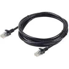 OEM XUTPSZC6KAB1F RJ45 CAT6 UTP M/M adatkábel 1m LSOH fekete kábel és adapter