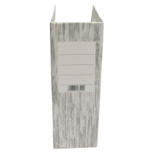 OFFICE DEPOT D merevfalú 9cm karton szürke textil mintás iratpapucs (530304000) irattartó
