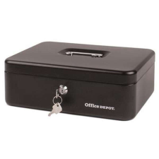  Office Depot nagy pénzkazetta fekete pénzkazetta