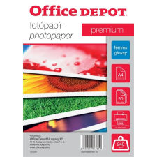 OFFICE DEPOT Premium A4 240g fényes 50db fotópapír fotópapír