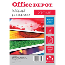 OFFICE DEPOT premium a6 240g fényes 50db fotópapír fotópapír