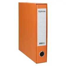 OfficeFox Iratrendező tokos OPTIMA A/4 50mm narancssárga gyűrűskönyv
