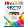 OfficeFox Olajpasztell kréta GIOTTO Olio Maxi 11mm akasztható 24db/ készlet