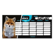 OfficeFox Órarend ARS UNA egylapos kétoldalas Spirit of nature órarend
