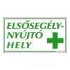 OfficeFox Piktogram Elsősegélynyújtó hely (fehér alapon zöld)