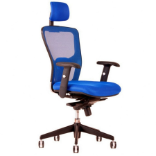 OfficePro Dike ergonomikus irodai szék Szín: kék, Fejtámla: fejtámlával együtt forgószék