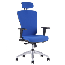 OfficePro Halia ergonomikus irodai szék Szín: kék, Fejtámla: fejtámlával együtt forgószék