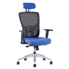  OfficePro Halia Mesh ergonomikus irodai szék Szín: kék, Fejtámla: fejtámlával együtt forgószék