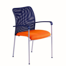 OfficePro Triton Net ergonomikus tárgyalószék Szín: narancs tárgyalószék