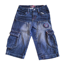  Okay sötétkék kisfiú farmer rövidnadrág (méret: 128)