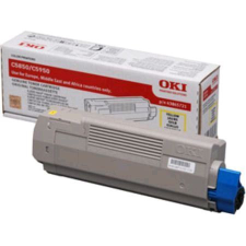 Oki 43865721 sárga toner nyomtatópatron & toner