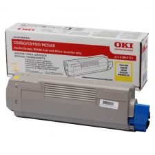 Oki C5850/5950 Yellow toner nyomtatópatron & toner