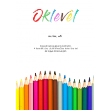  Oklevél iskolai ajándéktárgy