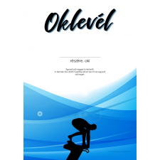  Oklevél úszás ajándéktárgy